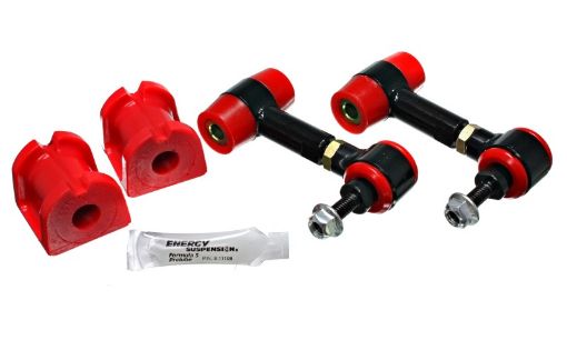 Picture of Energy Suspension 08 - 14 Subaru WRX Red 16mm Rear Sway Bar Bushing and Endlink Set