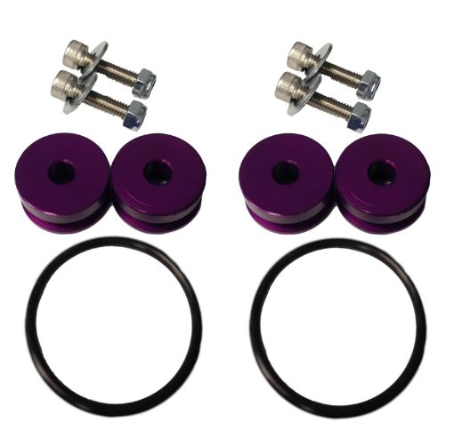 Picture of Torque Solution Billet Bumper Quick Release Kit (Purple) Universal