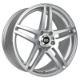 Picture of Enkei RSF5 18x8 40mm Offset 5x100 Bolt Pattern 72.6mm Bore Dia Silver Machined Wheel