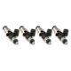 Picture of Injector Dynamics 1340cc Injectors - 48mm Length - 14mm Grey Top - 14mm Lower O - Ring (Set of 4)