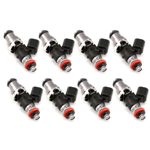Picture of Injector Dynamics 1340cc Injectors - 48mm Length - 14mm Grey Top - 15mm (Orange) Low O - Ring (Set of 8)