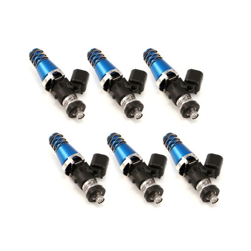 Picture of Injector Dynamics 1340cc Injectors - 60mm Length - 11mm Blue Top - Denso Lower Cushion (Set of 6)