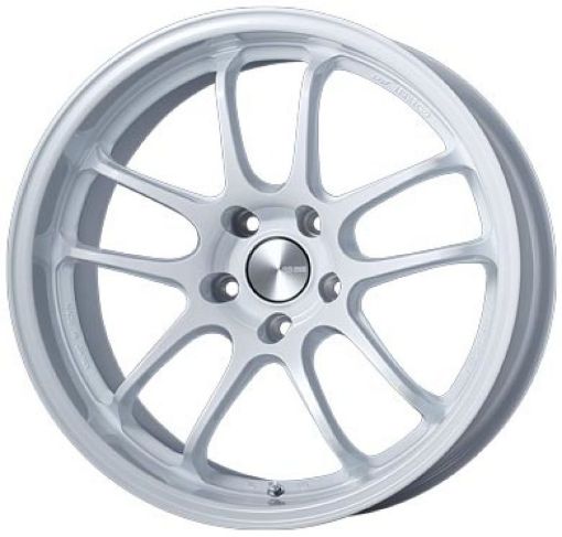 Picture of Enkei PF01EVO 18x9.5 12mm Offset 5x114.3 75mm Bore Pearl White Wheel Special Order No Cancel