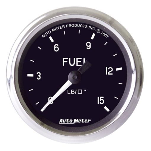 Picture of Autometer Cobra 2 inch 0 - 15 PSI w ISO Fuel Pressure Gauge
