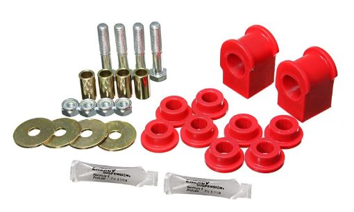 Picture of Energy Suspension 2005 - 07 Ford F - 250F - 350 SD 24WD Rear Sway Bar Bushing Set - 1 - 18inch - Red