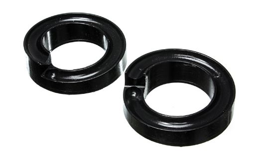 Picture of Energy Suspension 2005 - 07 Ford F - 250F - 350 SD 24WD Front Coil Spring Isolator Set - Black