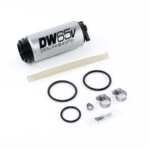 Picture of DeatschWerks DW65v Series 265 LPH Compact In - Tank Fuel Pump w VWAudi 1.8T FWD Set Up Kit