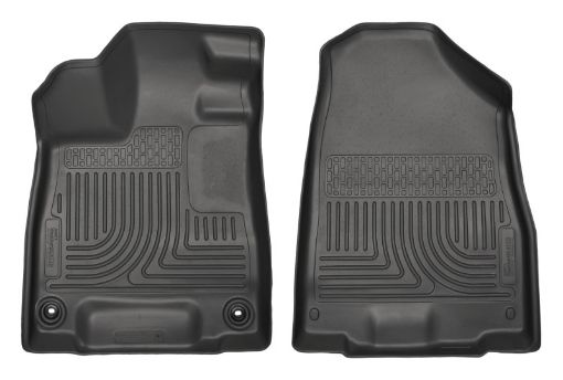 Picture of Husky Liners 2014 Acura MDX All Models Weatherbeater Black Front Floor Liners