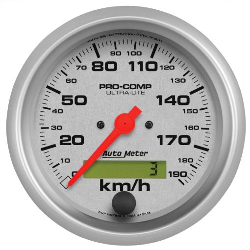 Picture of Autometer Ultra - Lite 3 - 38in Electronic 190 KPH Speedometer
