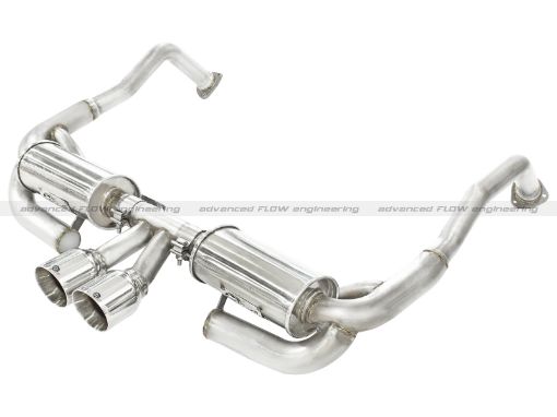 Picture of aFe ELITE 05 - 12 Porsche Boxster S (987.1 - 987.2) H6 3.4L 304SS Dual Cat - Back wDual Polished Tip Exht