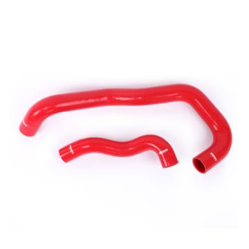 Picture of Mishimoto 05 - 07 Ford 6.0L Powerstroke Coolant Hose Kit (Twin I - Beam Chassis) (Red)