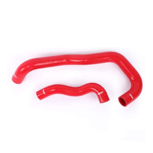 Picture of Mishimoto 05 - 07 Ford 6.0L Powerstroke Coolant Hose Kit (Twin I - Beam Chassis) (Red)