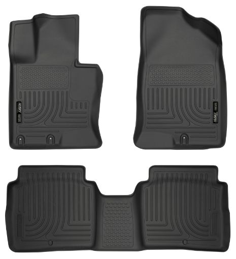 Picture of Husky Liners 11 - 14 Kia Optima Weatherbeater Black Front 2nd Seat Floor Liners