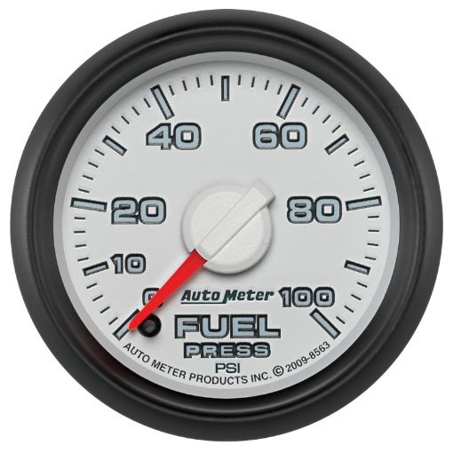 Picture of Autometer Factory Match 52.4mm Full Sweep Electronic 0 - 100 PSI Fuel Pressure Gauge Dodge