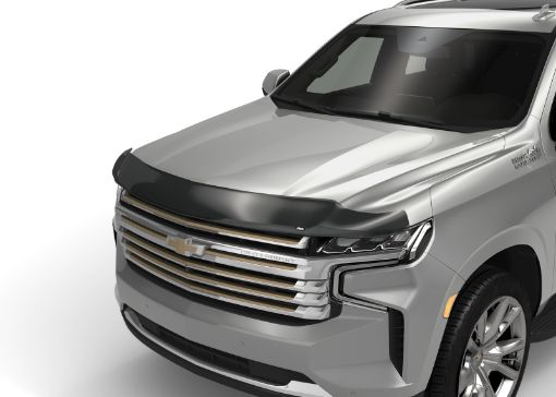 Picture of AVS 2021 Chevrolet Suburban High Profile Bugflector II Hood Shield - Smoke