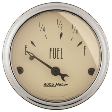 Picture of Autometer 2in 73 E8 - 12 F Antique Beige Fuel Level Gauge