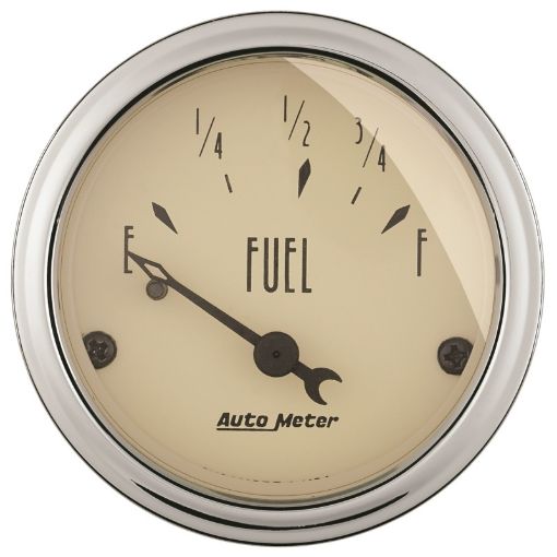 Picture of Autometer 2in 73 E8 - 12 F Antique Beige Fuel Level Gauge