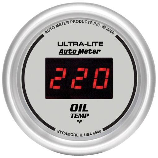 Picture of Autometer Ultra - Lite 52MM 0 - 340 Deg F Digital Oil Temperature