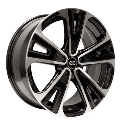 Picture of Enkei Universal SVX Truck SUV 20x8.5 40mm Offset 5x114.3 Bolt 72.6mm Bore Black Machined Wheel
