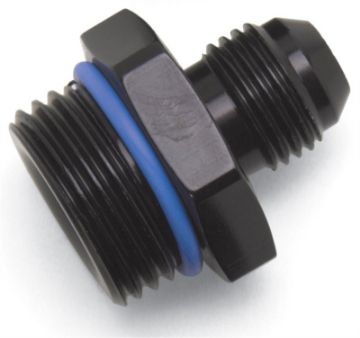 Picture of Russell Performance - 10 AN Male Flare to - 8 SAE Male Port Adapter Fitting - Black Anodized