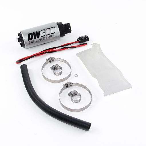 Picture of DeatschWerks 90 - 96 Nissan 300zx93 - 98 Nissan Skyline DW300 340 LPH In - Tank Fuel Pump w Install Kit