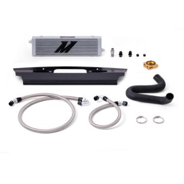 Picture of Mishimoto 2015 Ford Mustang GT Thermostatic Oil Cooler Kit - Silver
