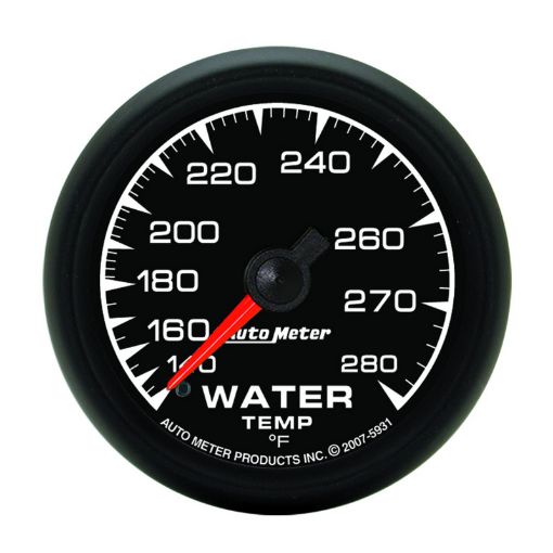 Picture of Autometer ES 52mm 140 - 280 Deg F Mechanical Water Temperature Gauge