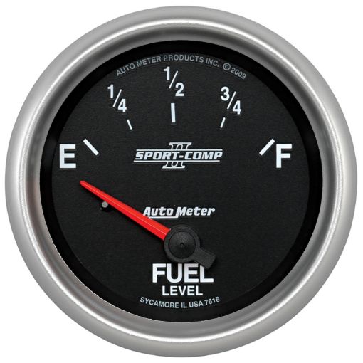 Picture of Autometer Sport - Comp II 2 - 58in Short Sweep Electronic 73 - 10ohms Fuel Level Gauge