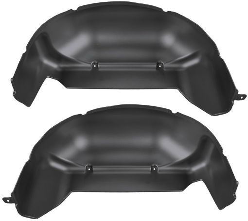 Picture of Husky Liners 11 - 14 Ford F - 250F - 350 Super Duty Black Rear Wheel Well Guards