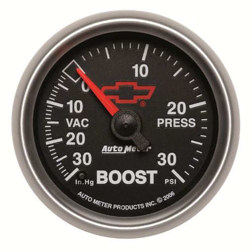 Picture of Autometer Sport - Comp II GM 52mm 30 PSI Mechanical Boost Vacumm Gauge