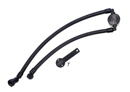 Picture of JampL 2021 - 2024 Ram TRX 6.2L Supercharged Passenger Side Oil Separator 3.0 - Black Anodized