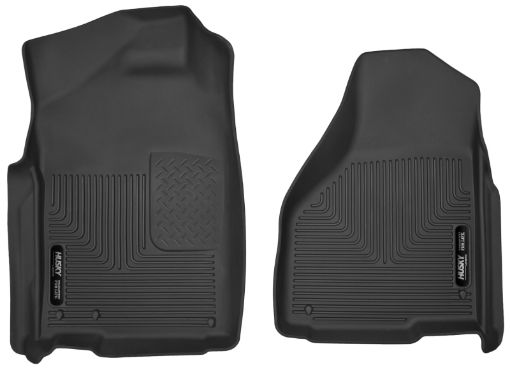 Picture of Husky Liners 09 - 14 Dodge RamRam Quad Cab X - Act Contour Black Front Floor Liners