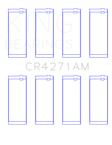 Picture of King 195 - 1209 Chrysler 102 - 1206 Jeep 148CI 2.4L L4 (Size STD) Rod Bearing Set