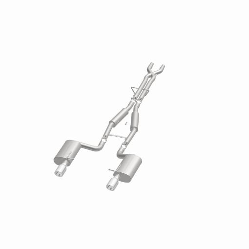 Picture of MagnaFlow 05 - 07 Audi A4 Quattro V6 3.2L SS Cat - Back Dual Split Rear Exit 2 Tips Perf Exhaust Sys