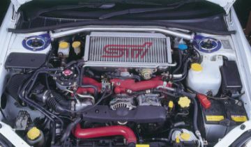 Picture of Cusco Strut Bar OS Front w Brake Cylinder Stopper GDB SG5 RHD ONLY