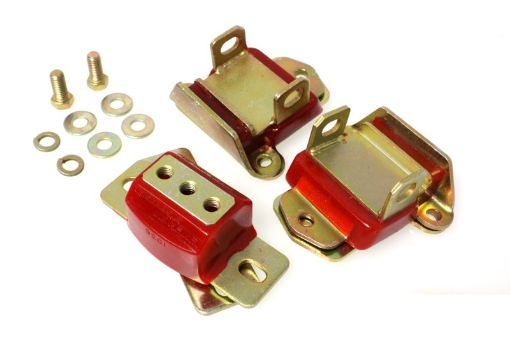 Picture of Energy Suspension 67 - 72 Camaro64 - 72 Chevelle63 - 82 Corvette Red Zinc 2 Engine 1 Trans Mount Set
