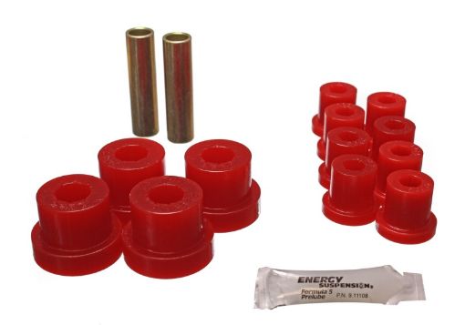 Picture of Energy Suspension Jeep Spring Bushing Set - Red