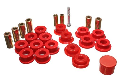 Picture of Energy Suspension Control Arm Bushings - Front - Red