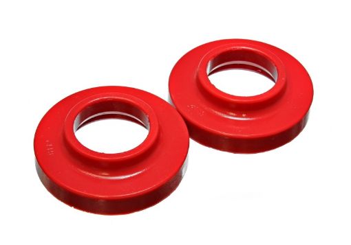 Picture of Energy Suspension Frt. Spring Pad Set Jeep Tj - Red