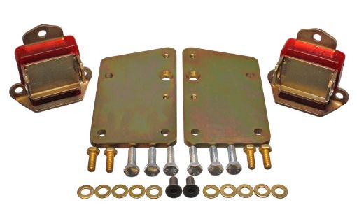 Picture of Energy Suspension Ls Conversion Mtr Mount Set - Red