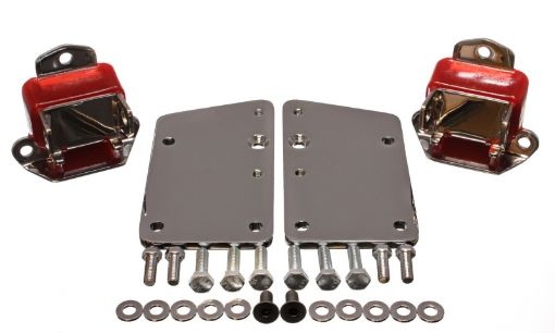 Picture of Energy Suspension Ls Conversion Mtr Mount Set - Red