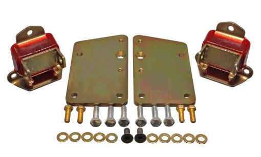 Picture of Energy Suspension Ls Conversion Mtr Mount Set - Red