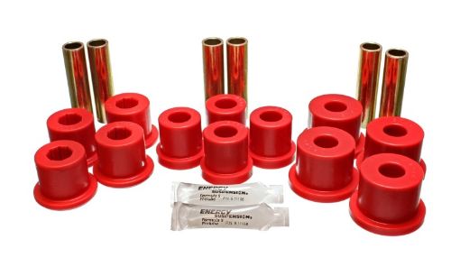 Picture of Energy Suspension Gm C20C30 Sprg Shackle Set - Red