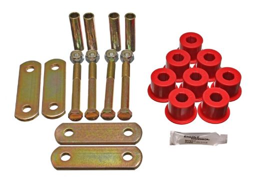 Picture of Energy Suspension Gm Heavy Duty Shackle Set - Red