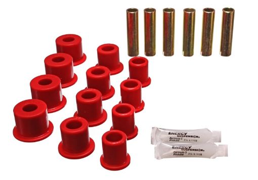 Picture of Energy Suspension Rear Spring Bushings - Red