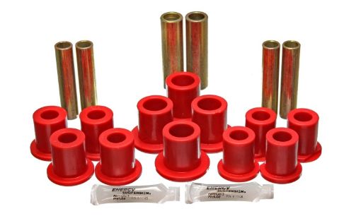 Picture of Energy Suspension Fd Rr Spring Bush Set Complete - Red