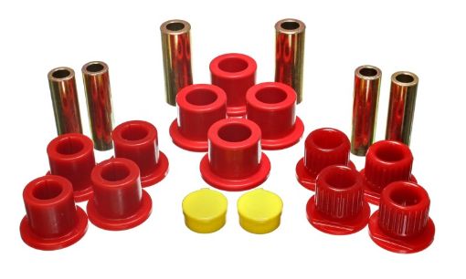 Picture of Energy Suspension Rear Leaf Spring Bushing Set - Red