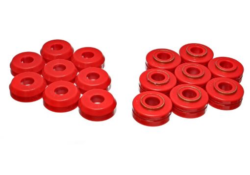 Picture of Energy Suspension Fd Bronco Body Mount Set - Red