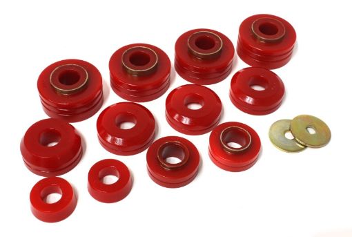 Picture of Energy Suspension Fd 4Wd Body Mounts - Red