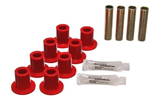 Picture of Energy Suspension Leaf Spring Bushing Set - Red